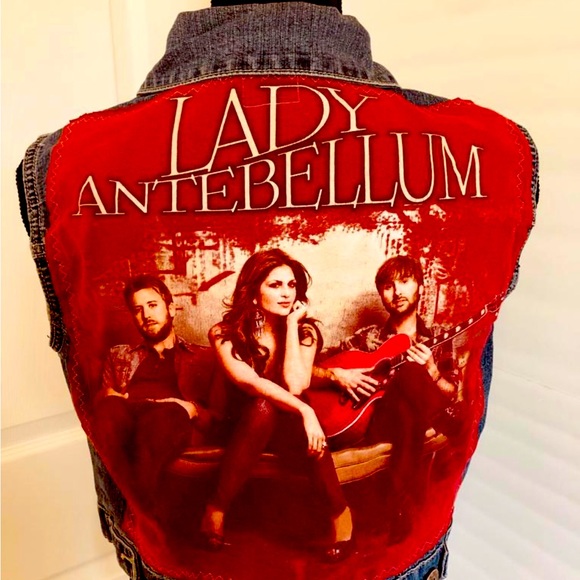 Lady A Country Music  Tour 2011 denim Vest Small - Picture 3 of 10